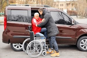 Véhicule handicapé