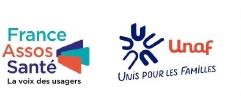 Logos UNAF et France Asso santé
